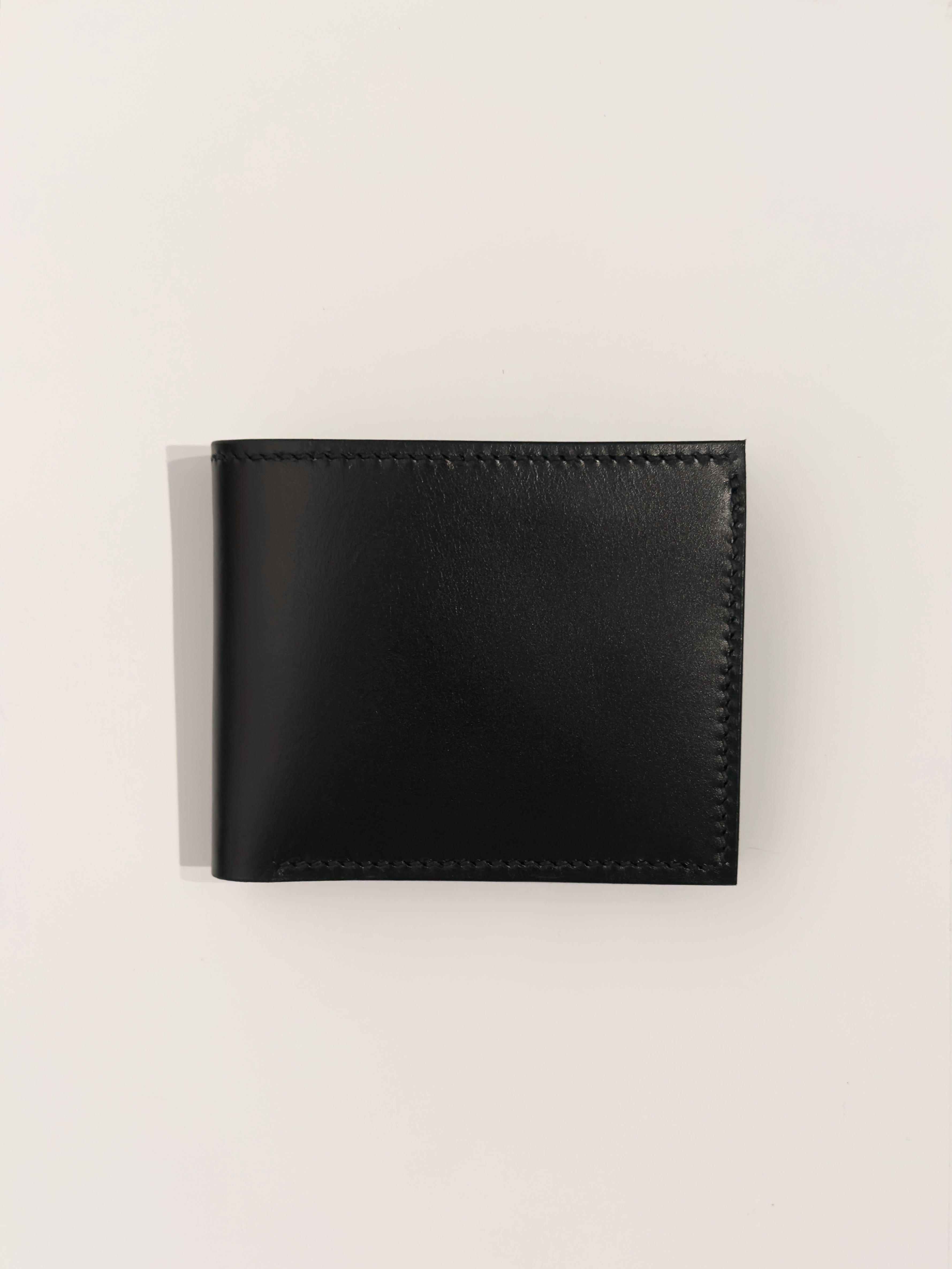 Calf Skin Black Wallet